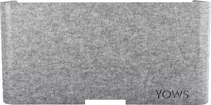 YOWS EcoPet Small Akoestisch Bureauscherm Werkplekafscheiding voor kantoor bibliotheek of school Geluidsabsorberend PET Felt 58x40x45cm