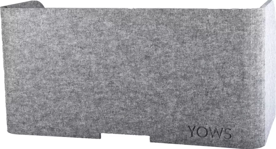 YOWS EcoPet Study Akoestisch Bureauscherm Concentratiescherm voor onderwijs kantoor of bibliotheek Geluidsabsorberend PET Felt 80x60x50cm
