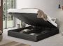 Ysmée Boxspring 180 x 200 cm Zwart mat HESTIA van DREAMEA PLAY L 200 cm x H 30 cm x D 180 cm - Thumbnail 1