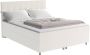 Ysmée Set boxspring en matras met hoofdeinde + lattenbodem + matras + dekmatras SIERO van DREAMEA 160 x 200 cm stof ivoor L 208 cm x H 110 cm x D 160 cm - Thumbnail 2