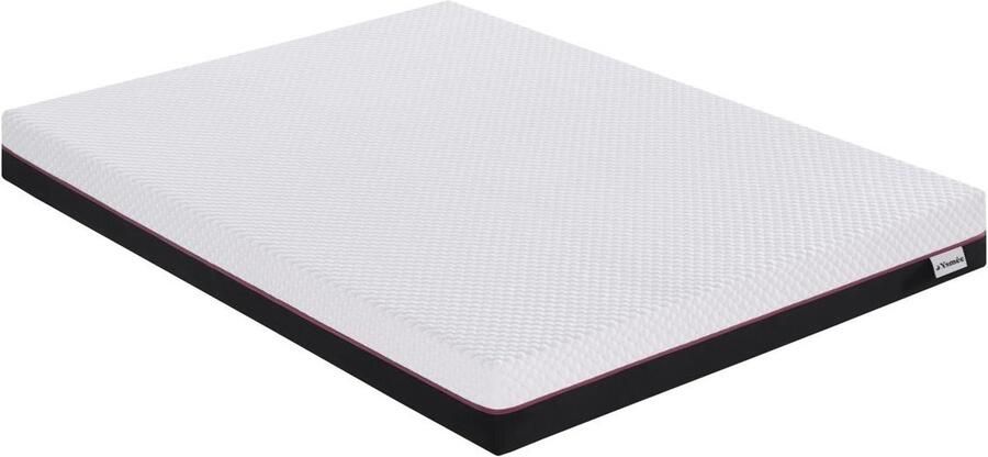 Vente-unique Matras 140 x 190 cm met schuim met vormgeheugen dikte 18 cm RYZE van YSMÉE L 190 cm x H 18 cm x D 140 cm - Foto 3
