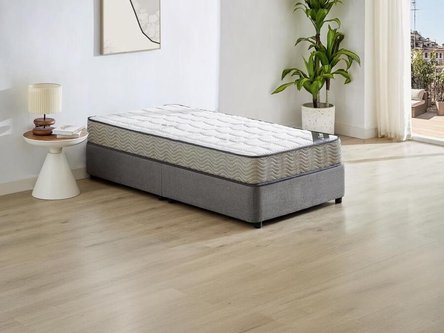 Ysmée Matras 90 x 190 cm met pocketveren en tijk met aloë vera dikte 19 cm KIJAL van YSMÉE L 190 cm x H 19 cm x D 90 cm