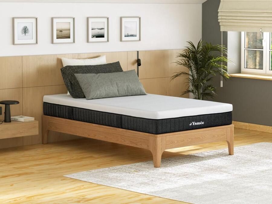 Vente-unique Matras 90 x 190 cm pocketveren en 5 zones dikte 21 cm CIDORA van YSMÉE L 190 cm x H 21 cm x D 90 cm - Foto 3