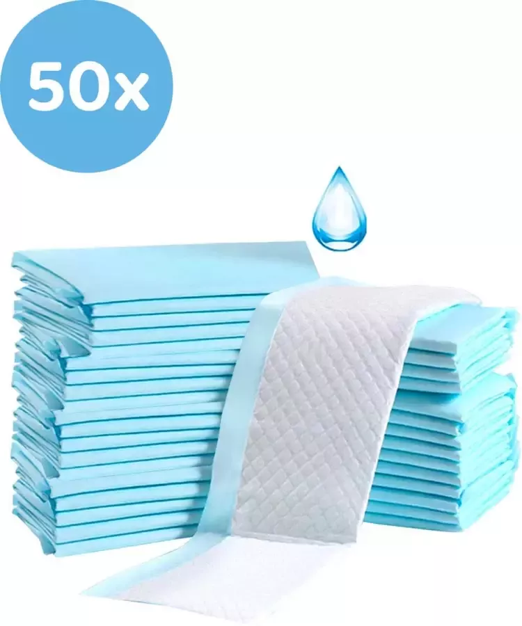 YUNICS Absorberende Bed Onderleggers Pads Matras Absorptie Doeken Wegwerp Hygiënisch & Waterproof 50 Stuks