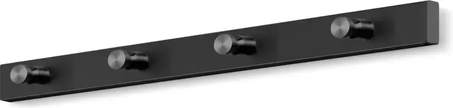 ZACK kapstok Accolo zwart rvs 40 cm hangend boren 50645