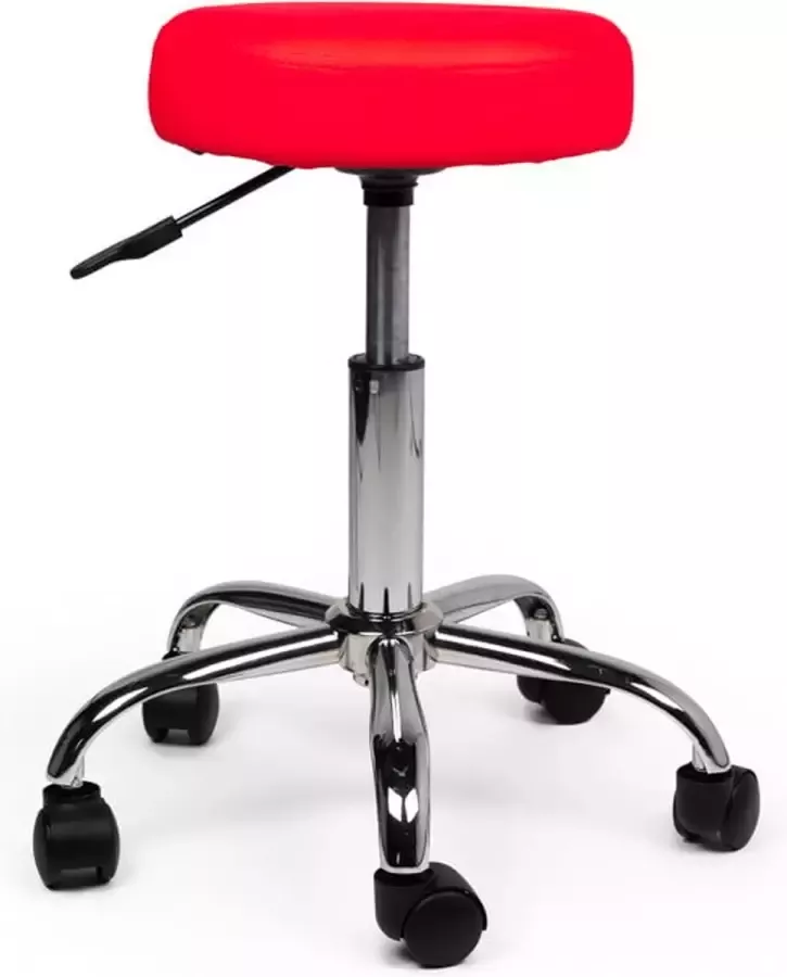 Zadelkruk Nederland Tabouret Rood Laag