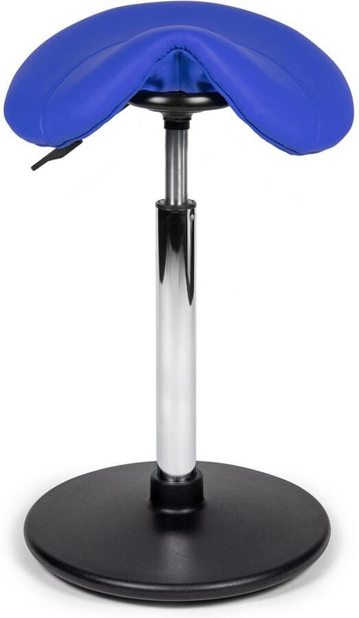 Zadelkruk Nederland Ergonomische Balanskruk Blauw Hoog- Zithoogte 70 86cm Wiebelkruk Wobble Krukje verstelbaar bureaukruk werkkruk kruk balans