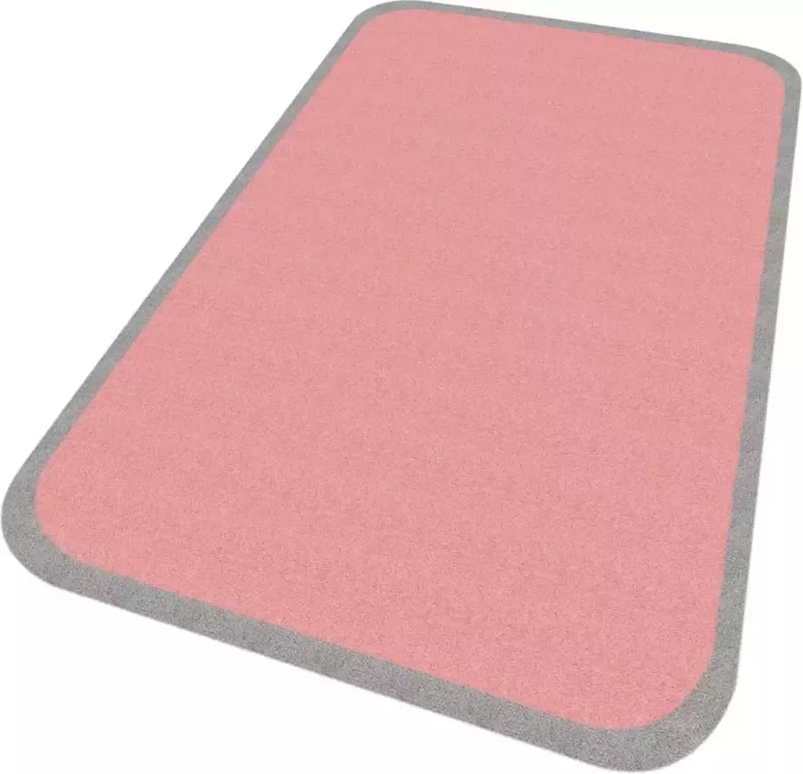 Zala Living Vloerkleed effen Niños roze Wasbaar 30°C 67x120 cm