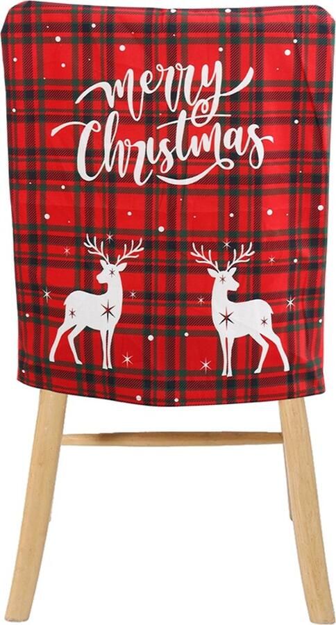 Zandarix Kerstversiering Kerststoelhoes Ornament Kerstcadeaus Rood 49 x 51 cm