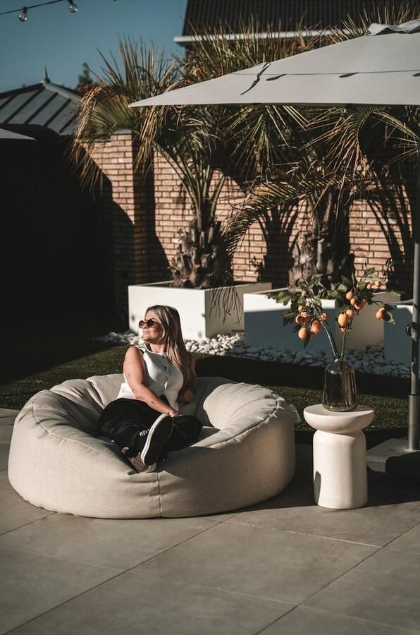 Zaque Charlie Loveseat Luxe zitzak voor buiten & binnen