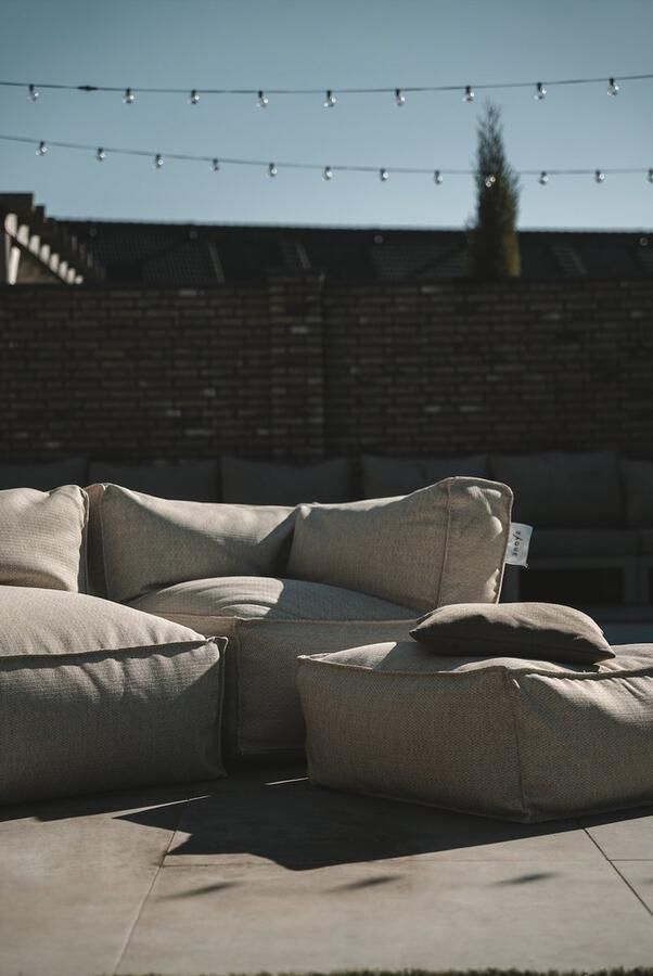 Zaque Sofia Pouf Luxe zitzak voor binnen & buiten