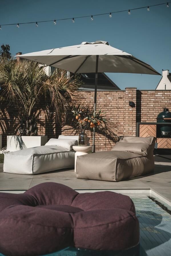 Zaque Vieve Flower luxe zitzak voor buiten & binnen