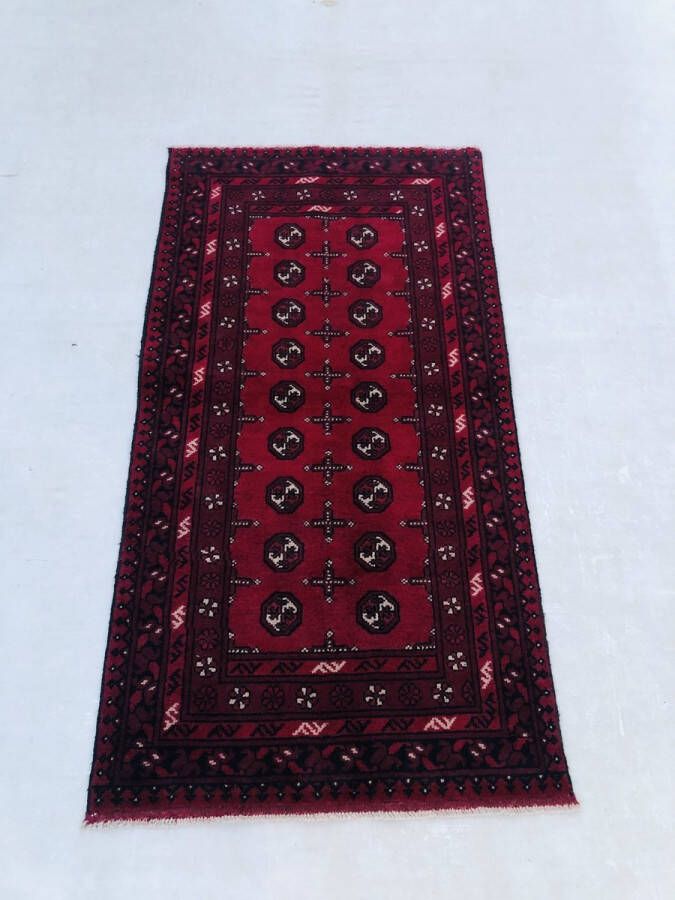 Zargar Rugs Kelim vloerkleed 100x192 Kelim tapijt Oosters vloerkleed 100% wol Handgeweven