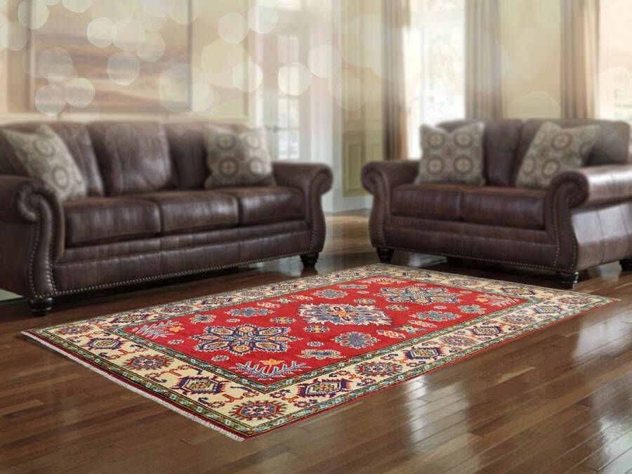 Zargar Rugs Kelim vloerkleed 102x154 Kelim tapijt Oosters vloerkleed 100% wol Handgeweven