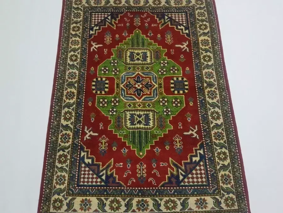 Zargar Rugs Kelim vloerkleed 103x145 Kelim tapijt Oosters vloerkleed 100% wol Handgeweven