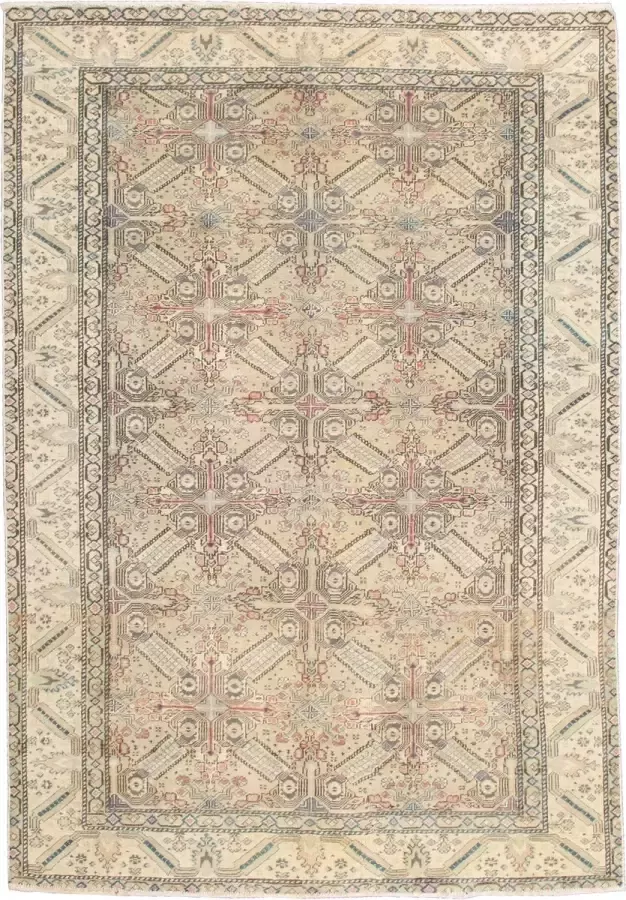 Zargar Rugs Kelim vloerkleed 143x203 Kelim tapijt Oosters vloerkleed 100% wol Handgeweven