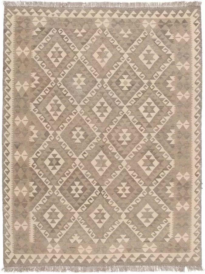 Zargar Rugs Kelim vloerkleed 150x197 Kelim tapijt Oosters vloerkleed 100% wol Handgeweven