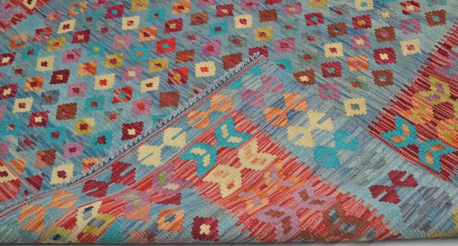 Zargar Rugs Kelim vloerkleed 153x193 Kelim tapijt Oosters vloerkleed 100% wol Handgeweven