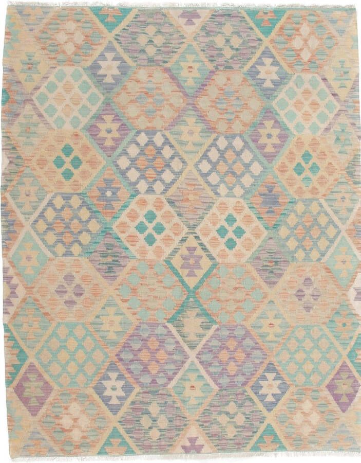 Zargar Rugs Kelim vloerkleed 153x201 Kelim tapijt Oosters vloerkleed 100% wol Handgeweven