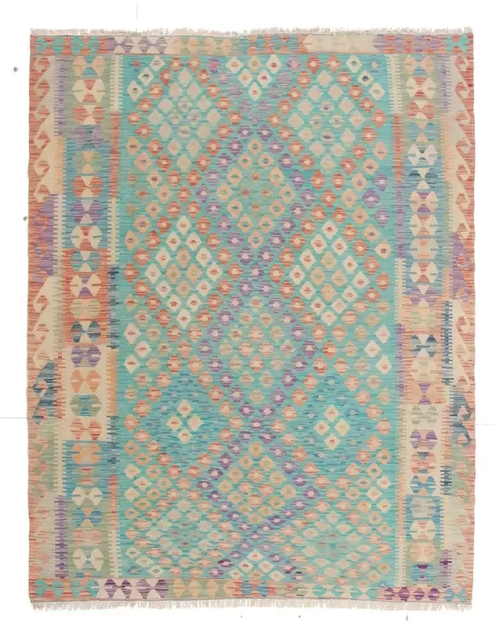 Zargar Rugs Kelim vloerkleed 165x196 Kelim tapijt Oosters vloerkleed 100% wol Handgeweven