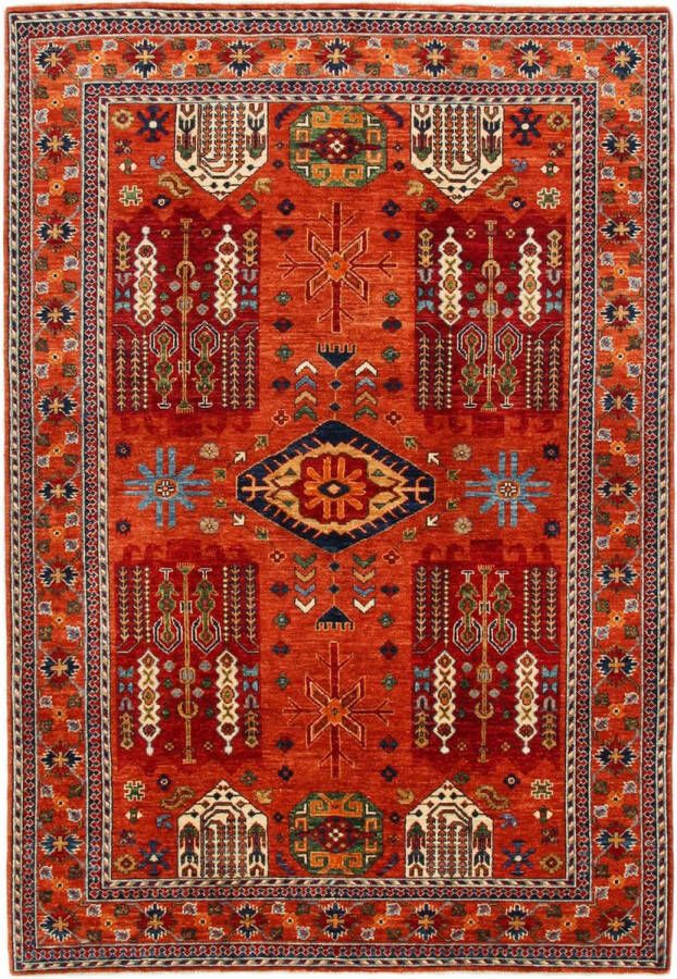 Zargar Rugs Kelim vloerkleed 167x243 Kelim tapijt Oosters vloerkleed 100% wol Handgeweven