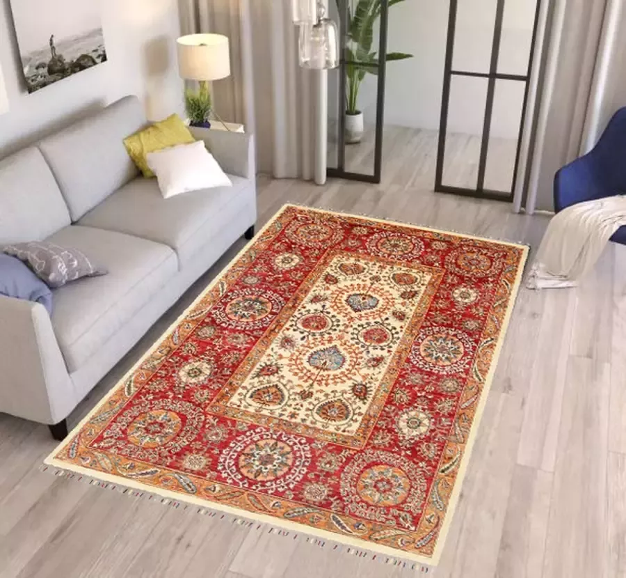 Zargar Rugs Kelim vloerkleed 168x242 Kelim tapijt Oosters vloerkleed 100% wol Handgeweven