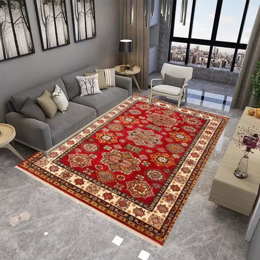 Zargar Rugs Kelim vloerkleed 172x246 Kelim tapijt Oosters vloerkleed 100% wol Handgeweven