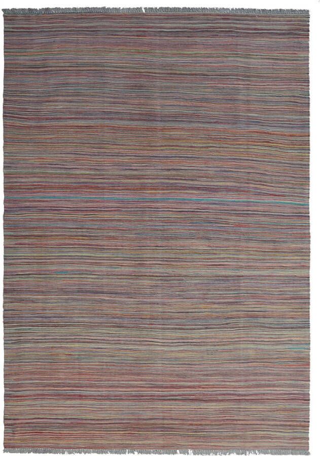 Zargar Rugs Kelim vloerkleed 173x247 Kelim tapijt Oosters vloerkleed 100% wol Handgeweven