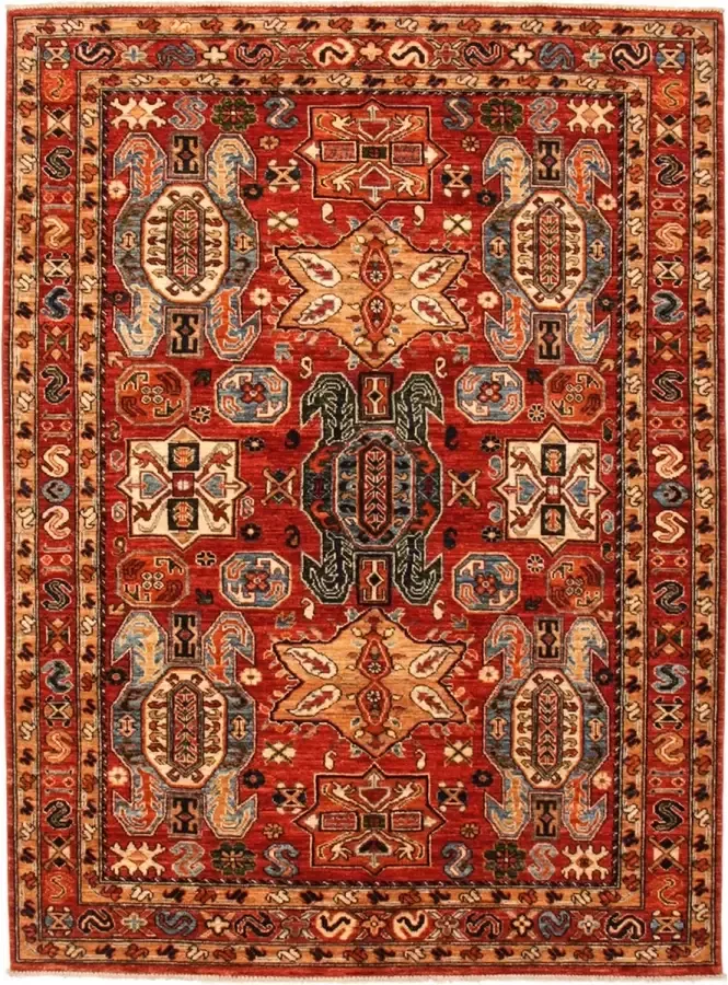 Zargar Rugs Kelim vloerkleed 174x238 Kelim tapijt Oosters vloerkleed 100% wol Handgeweven