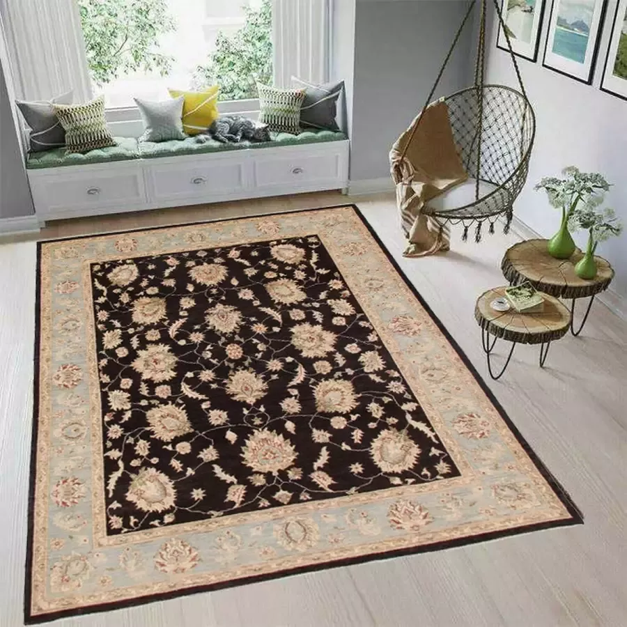 Zargar Rugs Kelim vloerkleed 174x240 Kelim tapijt Oosters vloerkleed 100% wol Handgeweven