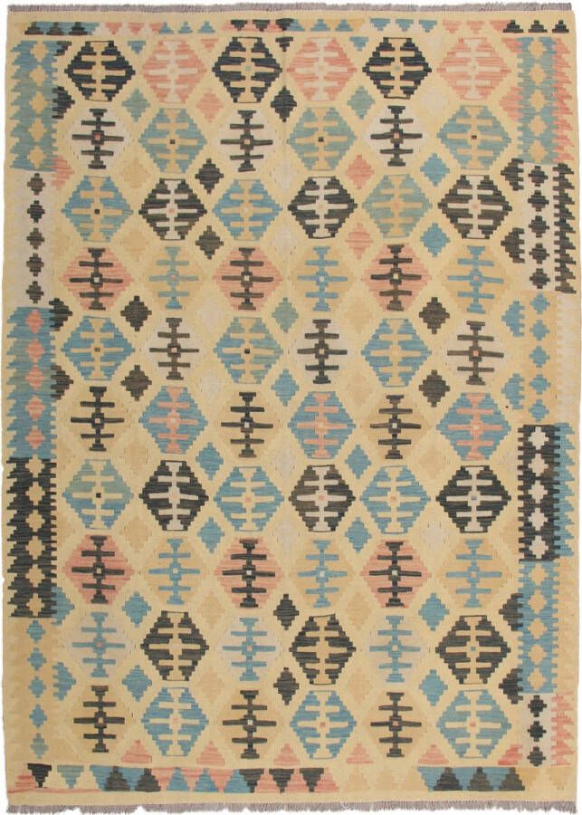 Zargar Rugs Kelim vloerkleed 176x248 Kelim tapijt Oosters vloerkleed 100% wol Handgeweven