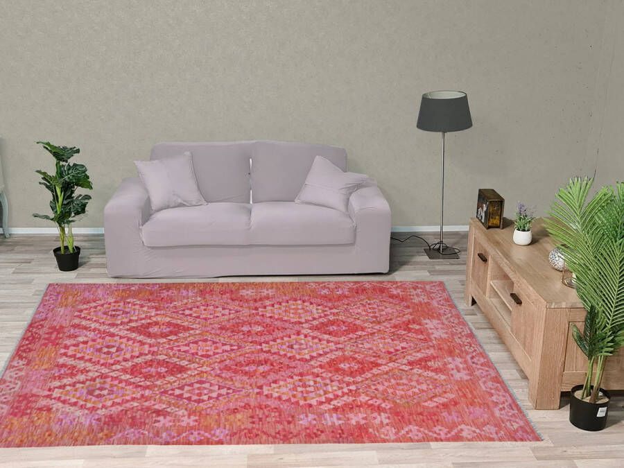 Zargar Rugs Kelim vloerkleed 180x225 Kelim tapijt Oosters vloerkleed 100% wol Handgeweven