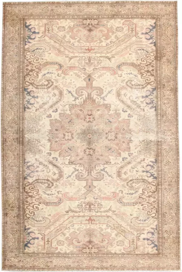 Zargar Rugs Kelim vloerkleed 191x289 Kelim tapijt Oosters vloerkleed 100% wol Handgeweven