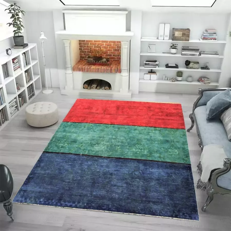 Zargar Rugs Kelim vloerkleed 195x232 Kelim tapijt Oosters vloerkleed 100% wol Handgeweven