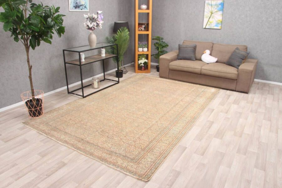 Zargar Rugs Kelim vloerkleed 196x294 Kelim tapijt Oosters vloerkleed 100% wol Handgeweven