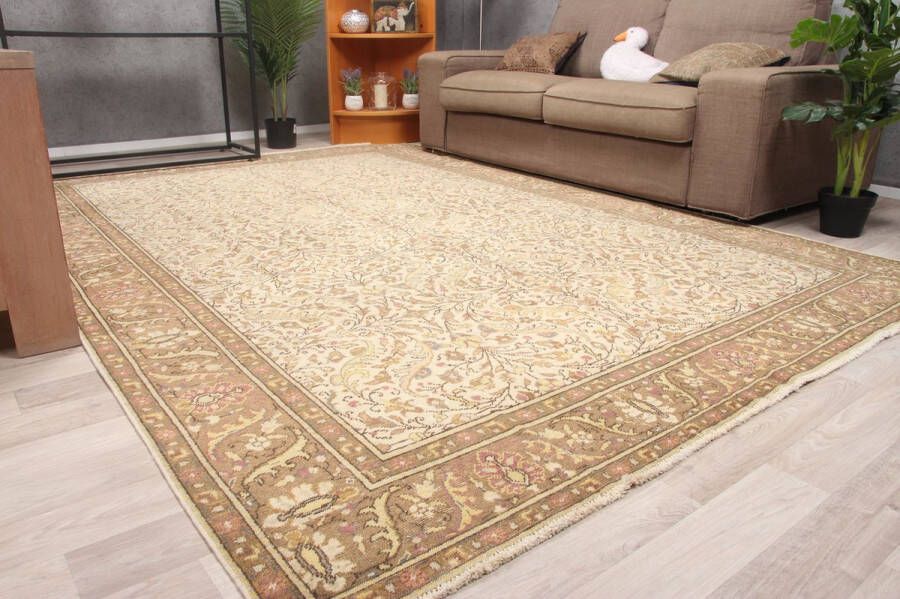 Zargar Rugs Kelim vloerkleed 197x287 Kelim tapijt Oosters vloerkleed 100% wol Handgeweven