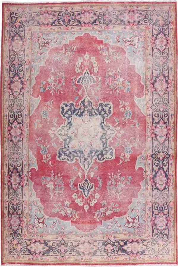 Zargar Rugs Kelim vloerkleed 197x293 Kelim tapijt Oosters vloerkleed 100% wol Handgeweven