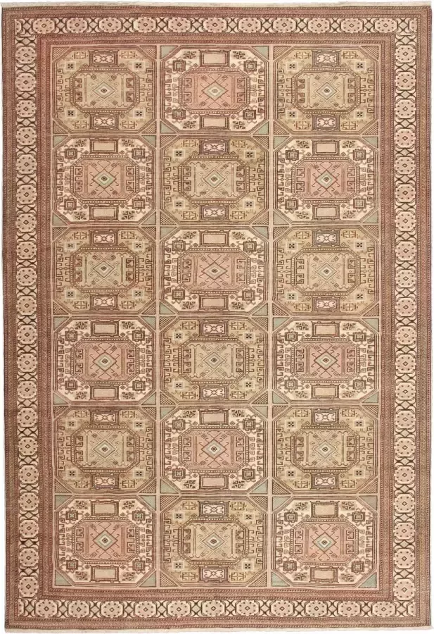 Zargar Rugs Kelim vloerkleed 201x297 Kelim tapijt Oosters vloerkleed 100% wol Handgeweven