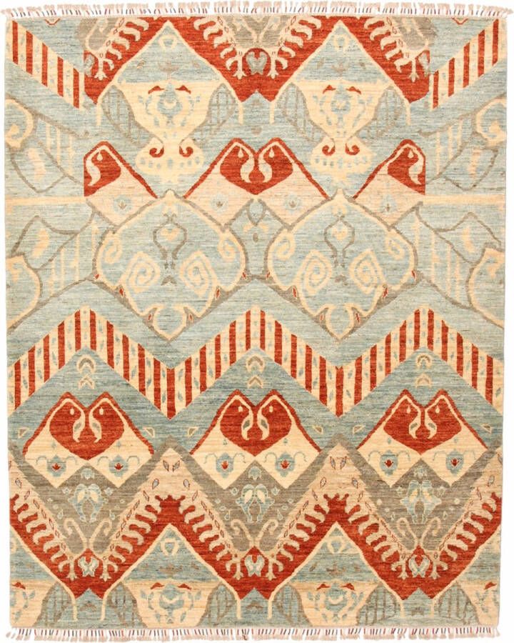 Zargar Rugs Kelim vloerkleed 202x250 Kelim tapijt Oosters vloerkleed 100% wol Handgeweven