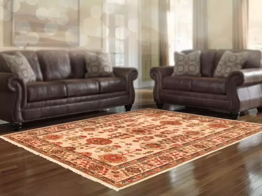 Zargar Rugs Kelim vloerkleed 208x255 Kelim tapijt Oosters vloerkleed 100% wol Handgeweven