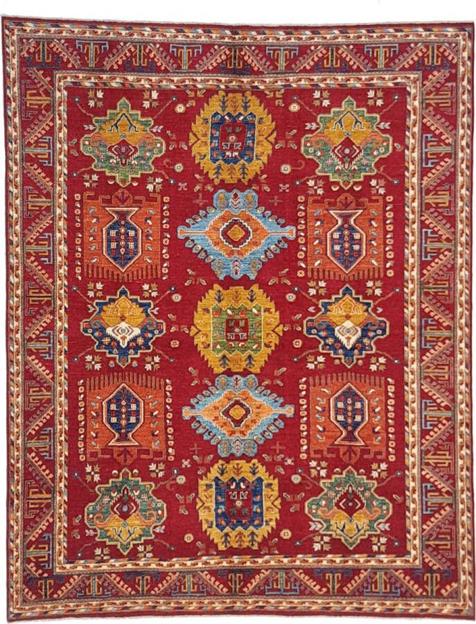 Zargar Rugs Kelim vloerkleed 245x295 Kelim tapijt Oosters vloerkleed 100% wol Handgeweven