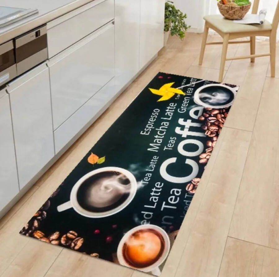 Braillant keukenloper 1 stuk keuken tapijt 65x 180 keukenmat -keukentapijt keukenloper- antislip 7mm dik -Vloerkleden Keuken Tapijt Keukenmat vloerkleed