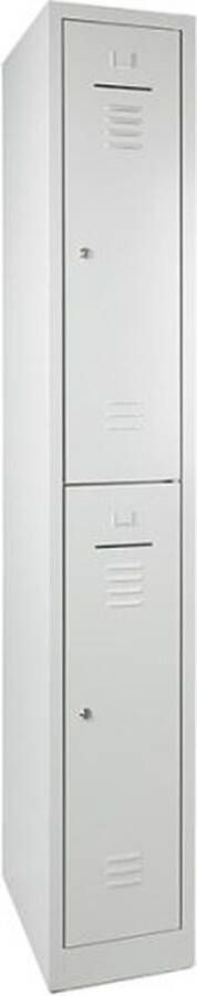 Zautsen kantoorinrichting Lockerkast metaal WRC 2-deurs