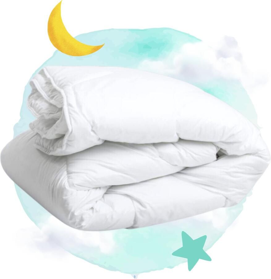 Zavelo Ledikant Dekbed Hummel All Season 135x100 cm (Synthetisch) SyndonFill Vulling Ademend Anti-Allergisch