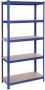 ZAZA Home 5-Laags Stellingkast Stalen Rekken Voor Opslag Gereedschapsvrije Montage Voor Garage Schuur Draagvermogen 650 Kg Blauw - Thumbnail 1