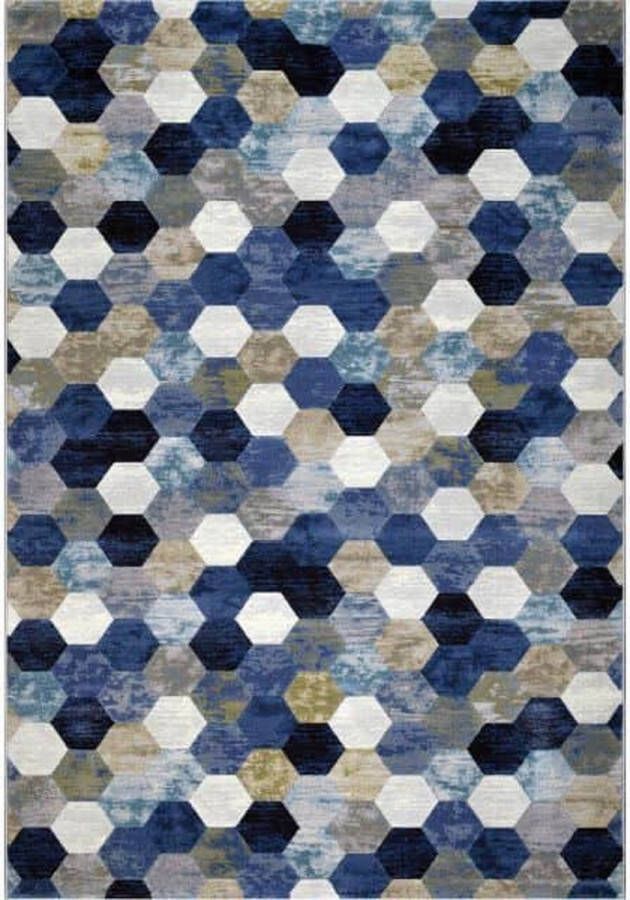 ZAZA Home Amado 5161 133x195 Modern vloerkleed modern design allergievriendelijk onderhoudsvriendelijk blauw