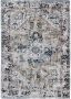 ZAZA Home Antiquarian 8708 200x280 Vintage vloerkleed Antiquarian Golden Horn Beige 8708 Laagpolig Vintage Tapijt makkelijk schoon te maken allergievriendelijk anti slipmat katoen blauw en crème - Thumbnail 1
