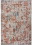 ZAZA Home Antiquarian 9128 170x240 Vintage vloerkleed Antiquarian Bakhtiari Galata 9128 Laagpolig Vintage Tapijt makkelijk schoon te maken allergievriendelijk anti slipmat katoen oranje en turqoise - Thumbnail 2