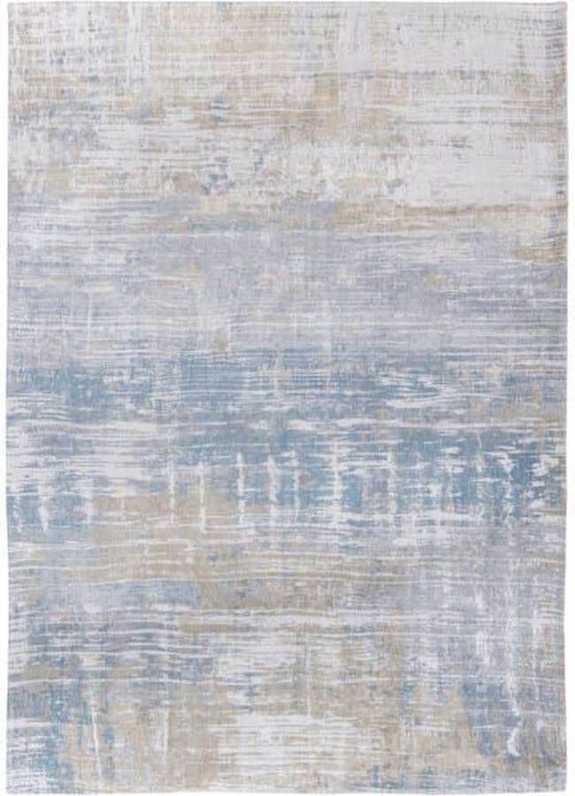 ZAZA Home Atlantic 8718 170x240 Vintage vloerkleed Atlantic Vloerkleed 8718 vintage design rechthoek laagpolig tapijt industrieel vlakgeweven antislip onderkant allergievriendelijk zacht aan de voeten makkelijk schoon te maken lichtblauw