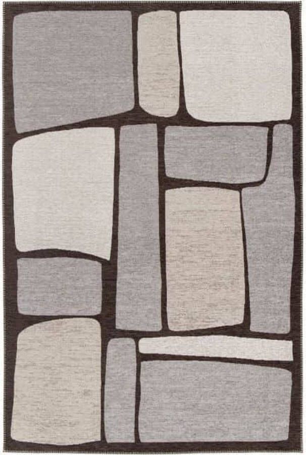 ZAZA Home Cooper 590 240x340 Laagpolige vloerkleed synthetisch rechthoek paars